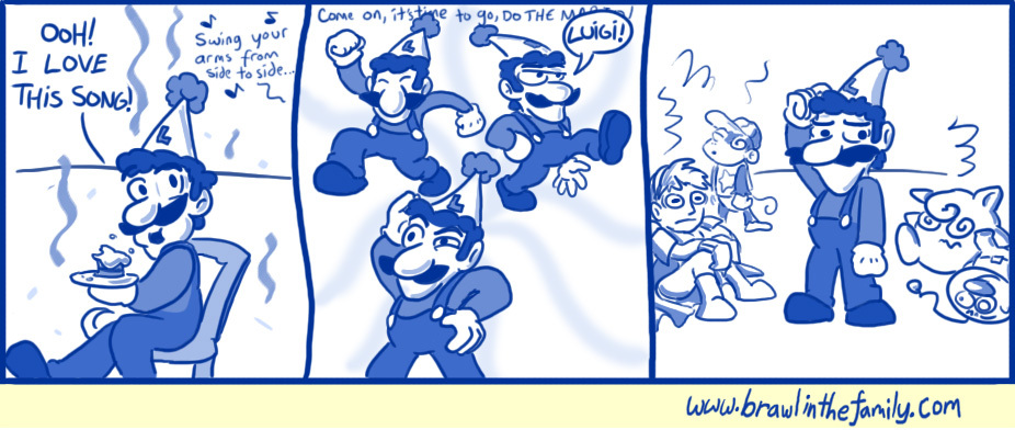 Luigi probably shouldn't have had that Smash Ball as an appetizer.
