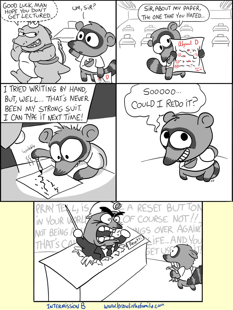 And yet deep in his heart, Resetti could relate to Tom's writing problem...